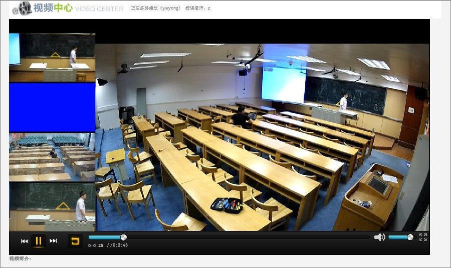 多机位录播课堂实景